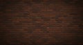 Red brick wall with uniformly arranged horizontal rows. The bricks exhibit a consistent Royalty Free Stock Photo
