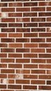 Red brick wall vertical fomat Royalty Free Stock Photo