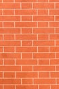 Red brick wall, vetical Royalty Free Stock Photo