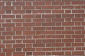 Red brick wall with white grouting Royalty Free Stock Photo