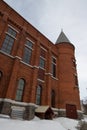 Turret of Heritage Opera House Building in Orillia Ontario Royalty Free Stock Photo