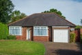 Red bricked family house. Royalty Free Stock Photo