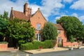 Red bricked house Royalty Free Stock Photo