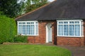 Red bricked house entrance