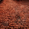 Red bricks commercial photography ultra detailed picture art pattern.