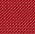 Red bricks seamless texture background. Seamless pattern with diagonal rectangles