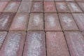 Red bricks / stone floor