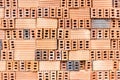 Red bricks texture Royalty Free Stock Photo