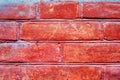 red bricks texture. background for design. Horizontal old brickwall background. stone texture Royalty Free Stock Photo