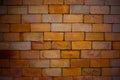 Red brick for a good commercial background Royalty Free Stock Photo