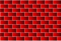Red bricks - vector pattern Royalty Free Stock Photo