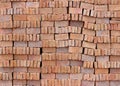 A Red bricks wall background Royalty Free Stock Photo