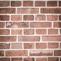 Red bricks wall background Royalty Free Stock Photo