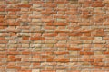 Red bricks wall, full frame image