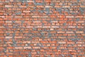 Red bricks wall texture and background Royalty Free Stock Photo