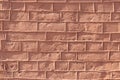 Red bricks wall texture. Royalty Free Stock Photo