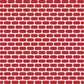 Red brickwall, brick wall. Masonry, stonework, building and architecture concepts icon, graphics