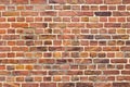 Red brickwall surface Royalty Free Stock Photo