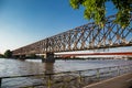 Red bridge in Belgrad