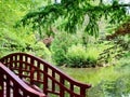 CranbrookÃ¢â¬â¢s Japanese Garden in North American Royalty Free Stock Photo