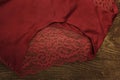 Red brief women panty Royalty Free Stock Photo