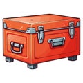 Red briefcase design Royalty Free Stock Photo