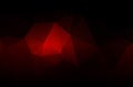 Red brown black low poly background