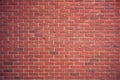Red brown block brick wall Beautifully arranged texture background Royalty Free Stock Photo