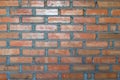 Red-brown brick. Brick wall close-up. Wallpapers, background and textures, design and graphics.