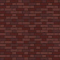 Red brick wall. Vector seamless pattern. Texture for background. Royalty Free Stock Photo