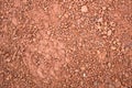 Red Brown Gravel or Soil Texture Background for Design Royalty Free Stock Photo