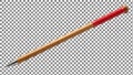 Red and Brown Knitting Needle Royalty Free Stock Photo