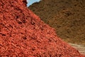 Red and Brown Mulch Royalty Free Stock Photo