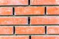 Red brown old rustic brick wall textured background Royalty Free Stock Photo