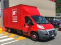 Red BRT Bartolini Corriere Espresso delivery truck