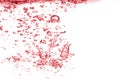 Red bubble splash background