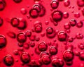 Red bubbles Royalty Free Stock Photo