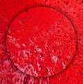 Red Bubbles Background Abstract Shapes Royalty Free Stock Photo