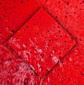 Red Bubbles Background Abstract Shapes Royalty Free Stock Photo