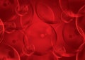 Red bubbles background wallpaper design Royalty Free Stock Photo