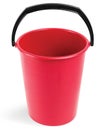 Red bucket Royalty Free Stock Photo