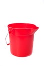 Red Bucket Royalty Free Stock Photo