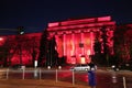 Red building of Kiev National University, Ukraine Royalty Free Stock Photo