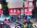 Red building Melacca historical city Malaysia