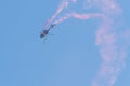 Red Bull aerobatic helicopter during the Miramar Air Show