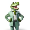 Corporate Punk: A Friendly Alligator In A Stylish Suit