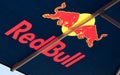 Red Bull Logo on promotional umbrella