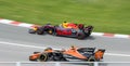 Red Bull and Mclaren in Montreal 2017
