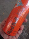 Red Bull Orange Edition can Royalty Free Stock Photo