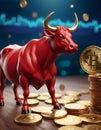 Bullish Bitcoin Growth Indication AI Generative